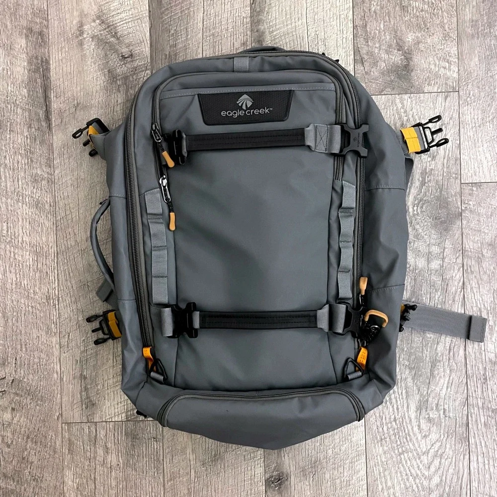 Eagle Creek Wayfinder Backpack 40L Graphite Gray Travel Laptop Daypack EC0A3ML2